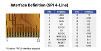 Module d'affichage LCD TFT de 1,14 pouce 135x240 Écran LCD TFT SPI 4 lignes pour appareils portables intelligents