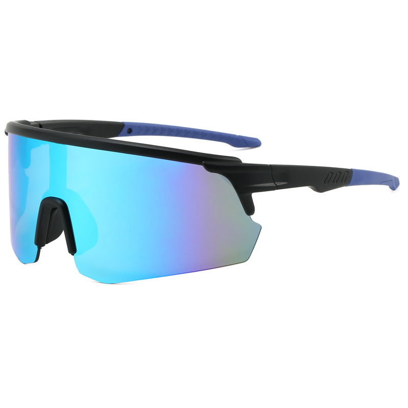 black frame-blue film