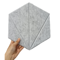 Panneau acoustique en fibre de polyester anti-poussière à haute densité Panneaux muraux acoustiques de plafond insonorisants en feutre