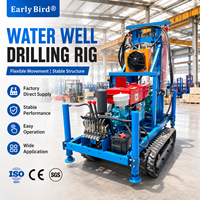 Foreuse de puits d'eau professionnelle 200m, machine de forage de puits profonds, directement de l'usine, prête à être expédiée