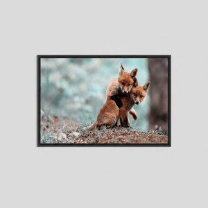 Elegant Printed Canvas: Vibrant Animal Lover Wall Art Decor,<b>BLACK</b> <b>FRAMED</b> CANVAS - Product Image 2