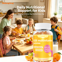 Complément alimentaire multivitaminé sans sucre pour enfants, gommes multivitaminées en forme d'ours pour enfants, formule personnalisée OEM