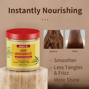 Masque Capillaire Traitant et Nourrissant Anti-Frisottis à <span class=keywords><strong>l</strong></span>'<span class=keywords><strong>Huile</strong></span> <span class=keywords><strong>d</strong></span>'<span class=keywords><strong>Olive</strong></span> <span class=keywords><strong>Marocaine</strong></span>, Fortifiant, pour Cheveux Africains (Vente en Gros) - Product Image 4