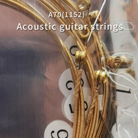Factory Wholesale Guitar Brass Guitar Strings 0.11 - 0.52 Individually Packaged Cheap Acoustic Guitar Strings