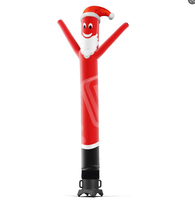 Personnalisé Drôle Wacky Père Noël Danse Ciel Danseur Gonflable Noël Père Noël Air Dancer à vendre