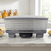 Déshydrateur alimentaire professionnel à 6 plateaux pour fruits et légumes, usage domestique