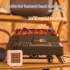 Réchaud à gaz portable pour le camping avec tuyau de gaz allongé, brûleur de cuisson pliable pour la randonnée, le trekking et les pique-niques - Product Image 3