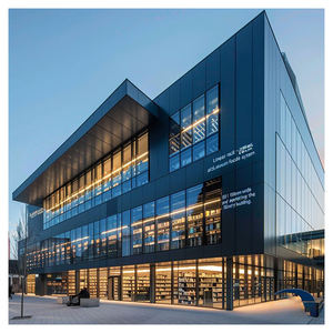 اصل جديد Alucobond تصميم حديث من الألومنيوم خفيف الوزن مقاوم للحريق لسبائك الألومنيوم المصنوعة في الهواء الطلق - Product Image 4