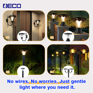 Đèn năng lượng mặt trời LED sân vườn mới nhất 2026, ứng dụng đa năng làm đèn tường hiên nhà - Product Image 5