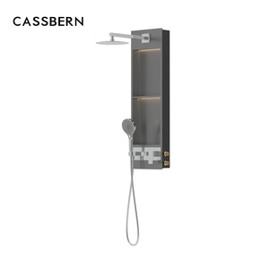 <span class=keywords><strong>Douche</strong></span> encastrée gain de place 2025 avec éclairage LED intégré, boîte étanche, composants en acier inoxydable, facile à entretenir - Product Image 5