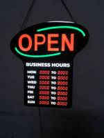 Heures d'ouverture LED Sign Logo Display Remote Controller 10mm Pixel Digital Poster for Indoor Outdoor for Shopping Calls OEM Available