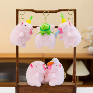 Nuevo Peluche de Capibara de 12 cm, Lindo Mini Peluche de Capibara, Juguetes Populares, Llavero de Peluche de Capibara - Product Image 4
