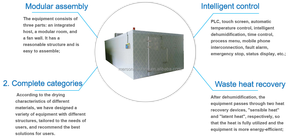 Deux types de séchoir avec soufflage d'air inférieur ou soufflage d'air circulaire pour sécher les aliments Légumes Fruits - Product Image 2