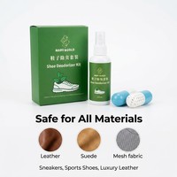 Kit Désodorisant Écologique Personnalisé pour Chaussures : Capsules et Spray Anti-Odeur pour un Contrôle Efficace des Odeurs de Chaussures