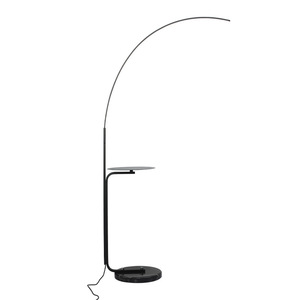 Lampe Led <span class=keywords><strong>arc</strong></span> moderne avec base en marbre, intensité d'éclairage réglable, avec télécommande, design nordique, luminaire décoratif d'intérieur, idéal pour un salon, une chambre à coucher ou une salle d'étude - Product Image 6