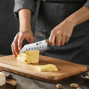 XINZUO Nuovo Coltello per Formaggio da 4,5 Pollici in Acciaio Inossidabile Tedesco con Manico in Legno di Sandalo Rosso, Affettatrice per Torte da Cucina - Product Image 4