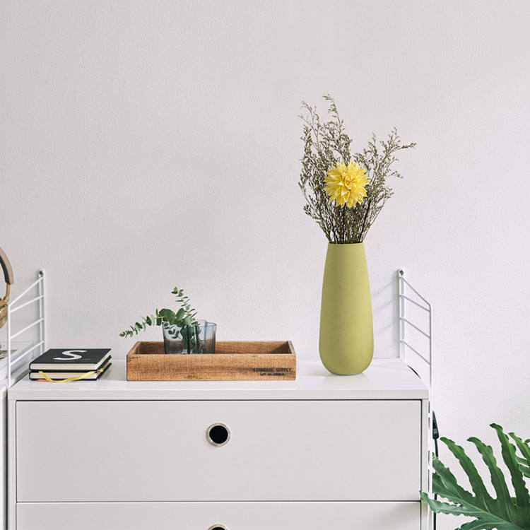 シンプルなデザインの花瓶ドライフラワーロングシングルフラワー花瓶