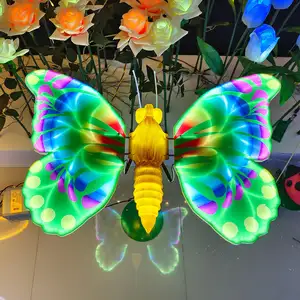 2022 New Outdoor wasserdichte LED Schmetterling Motiv Licht Weihnachts motiv Licht für Garden Park