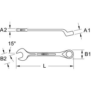 KS เครื่องมือ bronzeplus ประแจผสมชดเชย10มม - Product Image 2