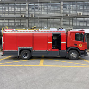 ZHENXIANG nuevo camión de bomberos de espuma de aire comprimido para <span class=keywords><strong>Scania</strong></span> Diesel 4x2 rueda motriz transmisión automática <span class=keywords><strong>cisterna</strong></span> - Product Image 1