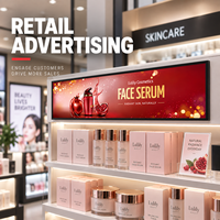 Écran ultra-large, barre extensible, lecteur publicitaire Android, affichage numérique LCD pour supermarché, magasin de détail