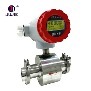 Electromagnetic Flowmeter Flow Meter High Precision SS304 Digital Flow Meter For Liquid Flow Meter