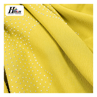 Tissu italien Crush Diamond Ant Crush 100D SuperSoft 95% polyester 5% élasthanne pour robe