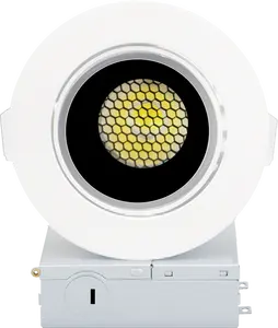 高品质3CCT可变8W 12w发光二极管万向节筒灯防眩灯可调天花板发光二极管筒灯聚光灯