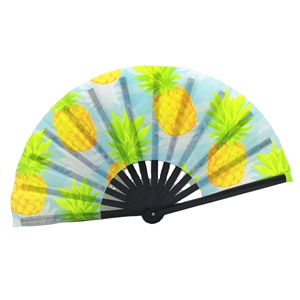 Abanico Plegable de Bambú Grande Personalizado para Decoración - Product Image 3