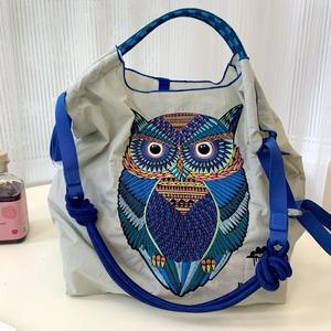 Sac fourre-tout en nylon personnalisé avec broderie japonaise, logo imprimé, écologique, pour courses, plage, shopping, sac à main - Product Image 2