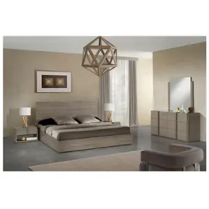 Muebles sencillos de madera para dormitorio MCAA007, conjunto de muebles de dormitorio con plataforma moderna
