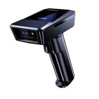 Escáner de Código de Barras Inalámbrico Comet Negro para Supermercados, Logística y Cajas Registradoras, con Escaneo de Códigos QR, Certificado CE, Fácil Operación, en Stock