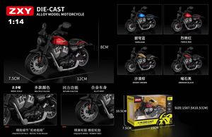 1:14 Harley motocicleta modelo estático Die Cast vehículos coleccionables pasatiempos <span class=keywords><strong>Moto</strong></span> juguete para niños - Product Image 2