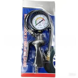 Manomètre mécanique de haute précision avec grand cadran et tuyau flexible pour voitures, motos et SUV - Product Image 6