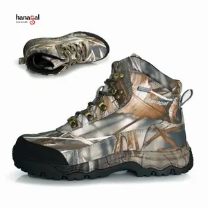 The New Model Camo Hunting boots Waterproof Hiking Outdoor Mens and Women`s boots