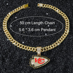 Nuevo Collar con Colgante de Letra de Aleación Personalizado, Diseño Innovador y Único, Estilo Hiphop, Hecho a Mano, Chapado en Oro y Plata, para Hombre - Product Image 6