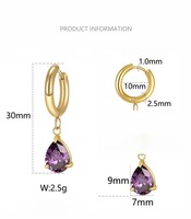 Boucles d'oreilles tendance en acier inoxydable et zircon pour femme, vente en gros et au détail, cadeau de fête, accessoires de bijoux de mode pour femme, offre spéciale