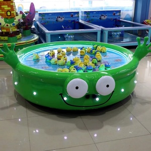 Máquina de juego infantil popular en inglés, equipo de parque de atracciones de rompecabezas operado con monedas, de pesca de ranas, hecho a mano, para interiores - Product Image 2