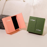 Cajas de Embalaje de Cartón Rígido con Cierre Magnético de Doble Puerta y Logotipo Personalizado Impreso, Regalo de Alta Gama Popular