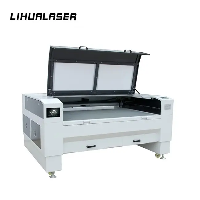 Lihua Industrial Laser Cnc Gravur-und Schneide maschine für die Türkei Holz Leder Spiegel Glas Kunststoff Kokosnuss schale