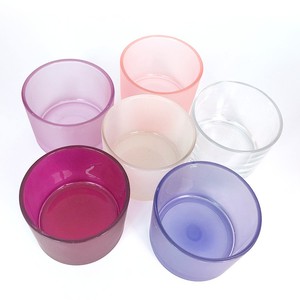Luxury 16oz 3 Wick <strong>Large</strong> Transparent Round <strong>Candle</strong> Jars Three 3 Wicks Wide Mouth Glass Jars for <strong>Candle</strong> with Lids - Product Image 6