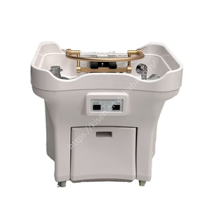 Kisen Modern Genuine Salon Massage <b>Table</b> with Constant Temperature Water Circulation and Head Spa Features Shampoo Basin - Product Image 2