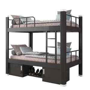 Meubles en acier Lits superposés en métal pour adultes de haute qualité pour chambre à coucher Hôtel École Hôpital Appartement - Product Image 1