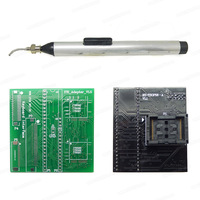 Programmateur USB universel RT809H EMMC, avec câbles Flash supplémentaires + 31 adaptateurs, prises IC, câble EDID