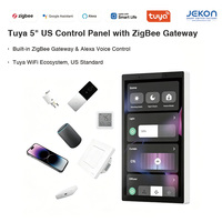 Tuya 5 US Akıllı Kontrol Paneli, Zigbee Hub Sesli Kontrol ve Akıllı Sahne Otomasyonu ile