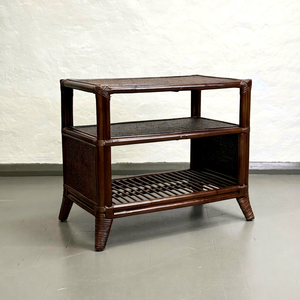 2025 meubles en gros rotin à côté de la décoration tiroir rotin de luxe tables de chevet modernes, noir, fabriqué par des Vietnamiens - Product Image 1