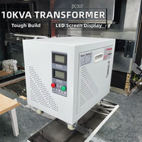 220V à 480V amplificateur de transformateur de puissance sèche 10KVA aluminium 60Hz fréquence convertisseur basse tension pour voiture 10KVA transformateur sec