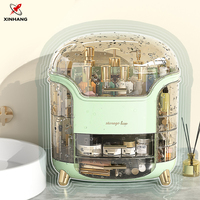 Xinhang Boîtes de rangement transparentes pour maquillage et soins de la peau, présentoirs pour comptoir de salle de bain et coiffeuse de chambre