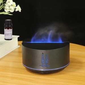 New Ultrasonic Aromatherapy Humidifier LED Color Light Flame <b>Essential</b> <b>Oil</b> <b>Diffuser</b> Large Capacity 1 Year <b>for</b> Household Use - Product Image 4
