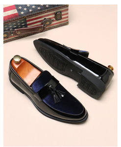 Mocassins Brogue Homme en Cuir PU Légers et Imperméables avec Soutien de la Voûte Plantaire – Chaussures Habillées pour l'Automne, Idéales pour les Affaires, les Mariages et le Bureau - Product Image 6